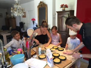 Family baking class