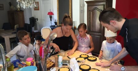 Family baking class