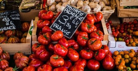 provence tomatoes at the market